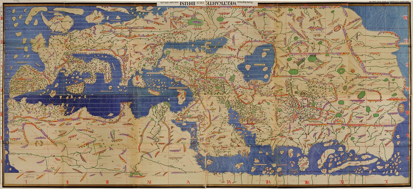 El Idrisi nin Dunya haritasi