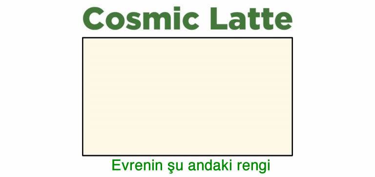 Cosmic Latte